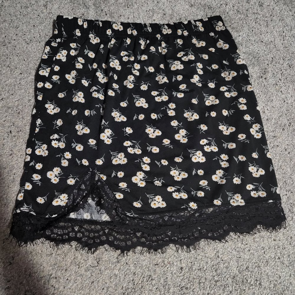 Womens floral skirt